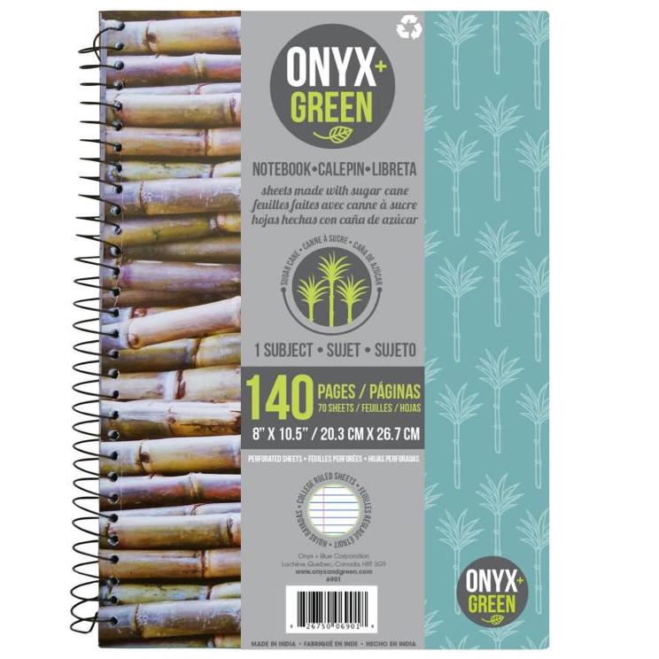 Sugarcane Paper 1 Subject Notebook - 70 sheets