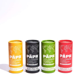 Paper Cosmetics Papr Cosmetics Deodorant- Vegan, Aluminum Free, 6 Different Scents