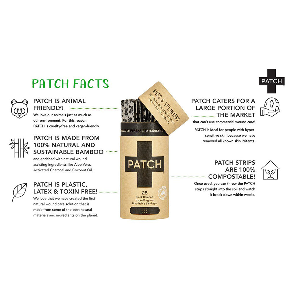 Coconut Oil Compostable Bamboo Bandages 20ct