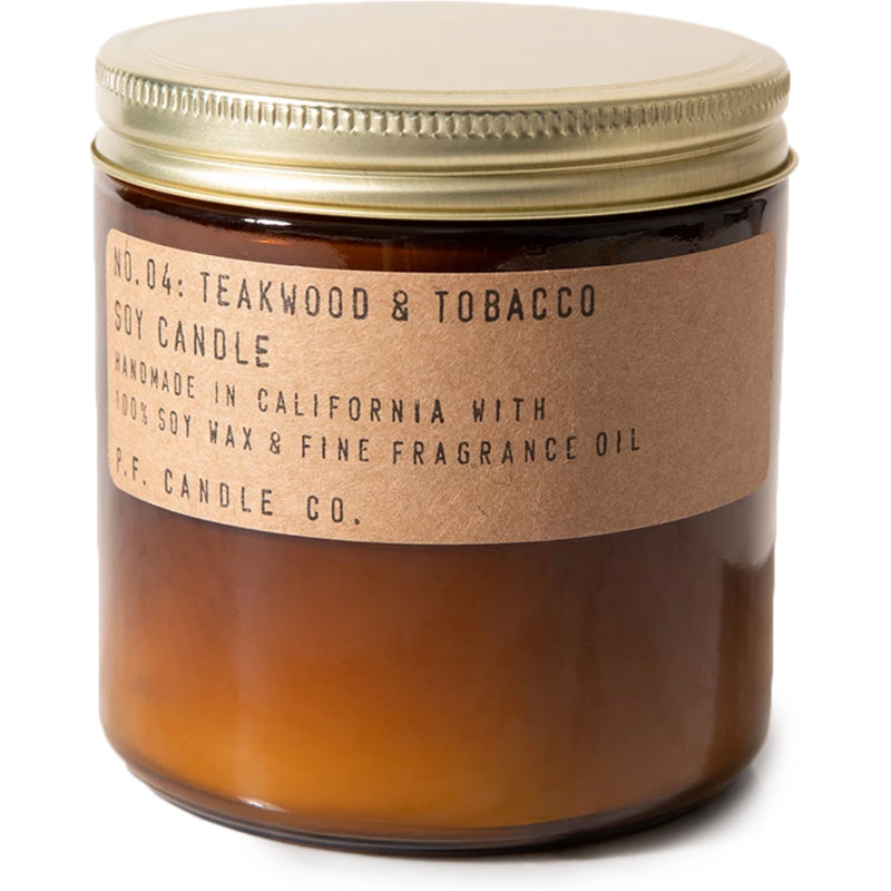 Teakwood + Tobacco Soy Candle