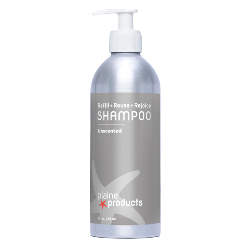 Refillable Unscented Vegan Shampoo 16oz