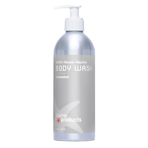 Refillable Unscented Natural Body Wash 16oz