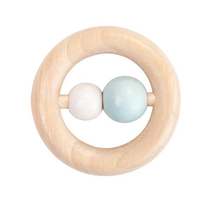 Baby Wooden Ring Rattle