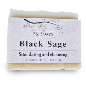 Black Sage Natural Soap Bar