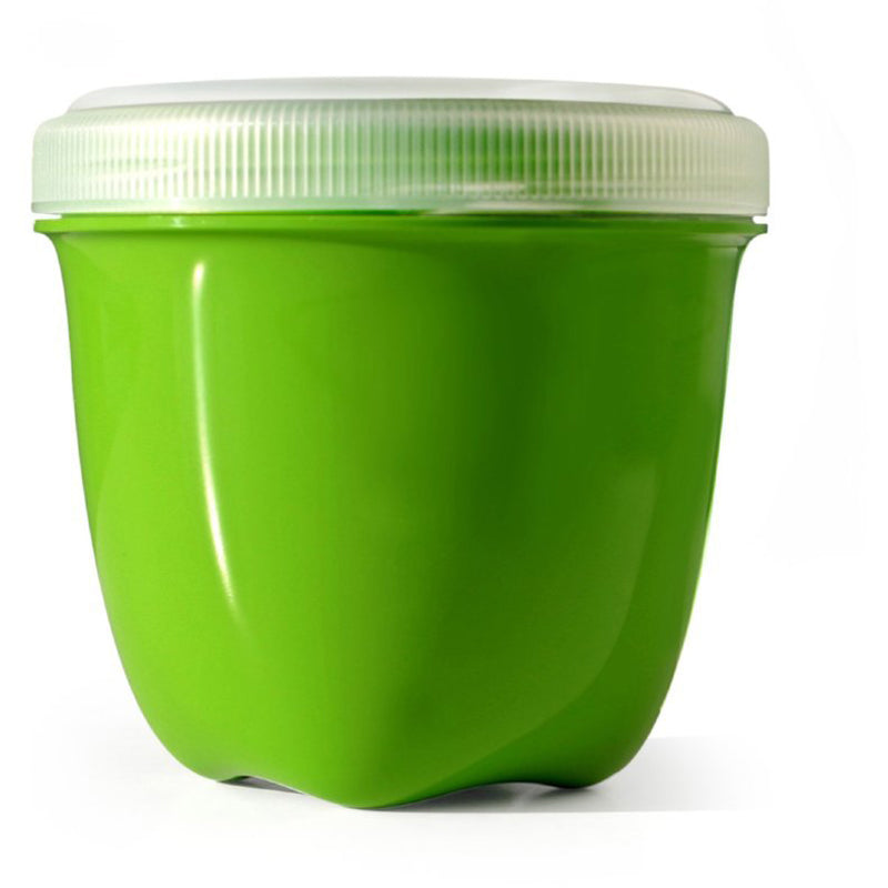 Mini Round Recycled Plastic Food Storage Containers - 8oz.