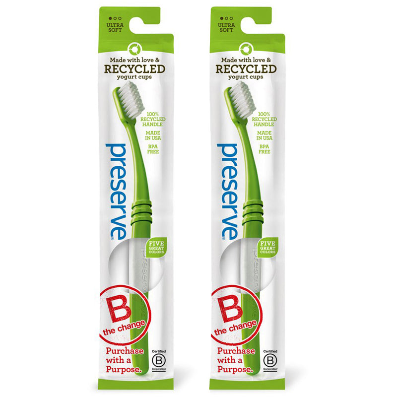 Ultra Soft Recycled Toothbrush - 2pk