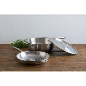 Stainless Steel Pot and Pan Duo