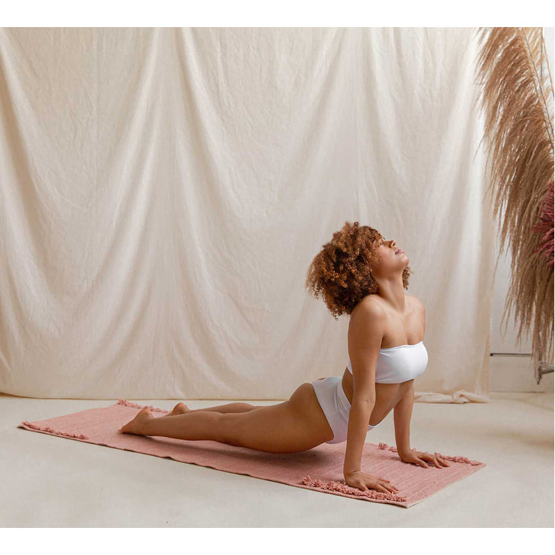 Organic handloomed yoga mat