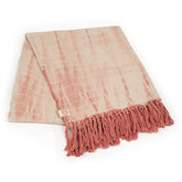 Handloomed Rose Quartz Shibori Yoga Towel