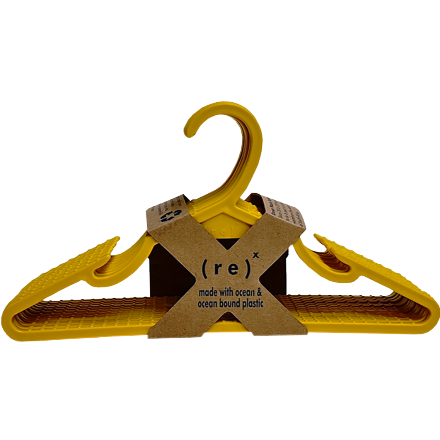 ( r e ) ˣ Eco-Friendly Hangers - Sustainable Clothing Hangers, Kids, 10 Pack, Multiple Colors