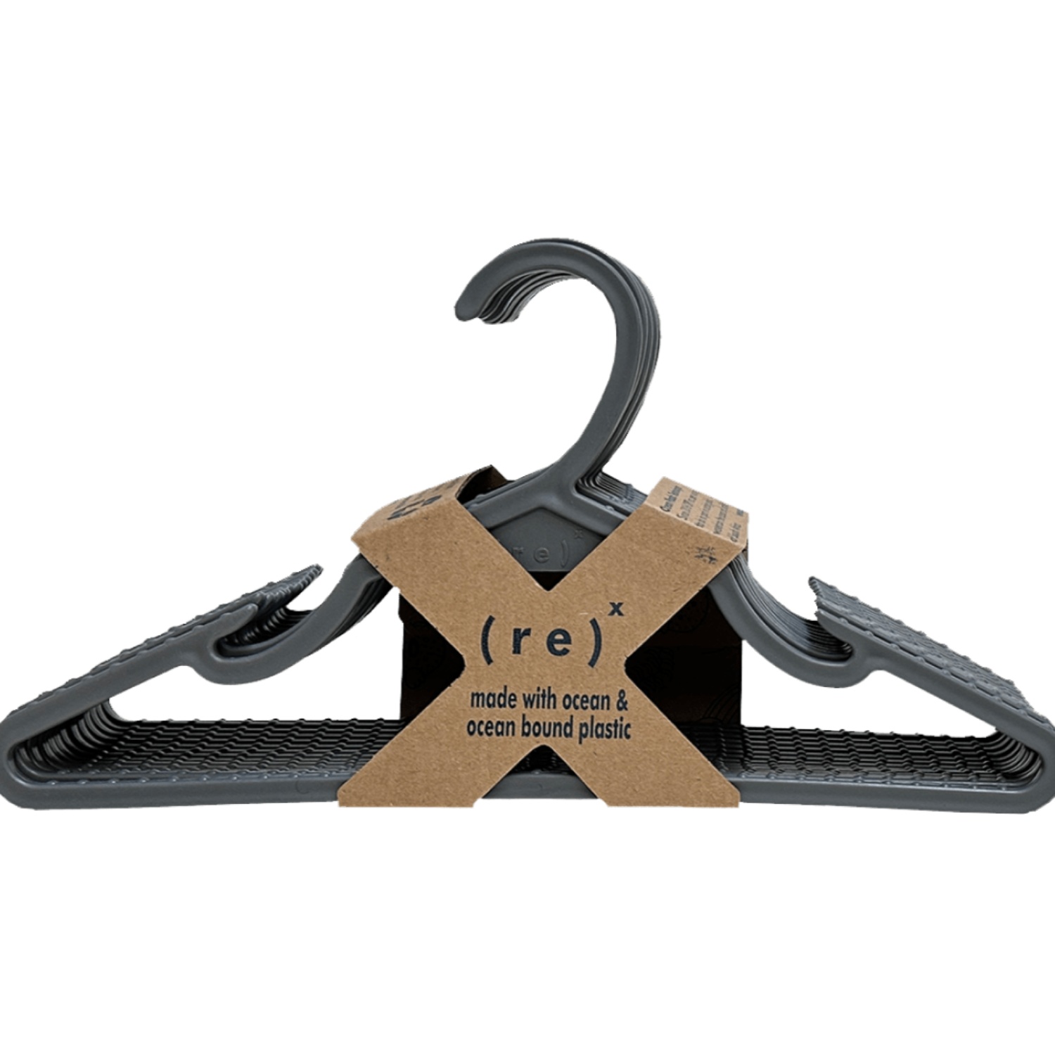 ( r e ) ˣ Eco-Friendly Hangers - Sustainable Clothing Hangers, Kids, 10 Pack, Multiple Colors