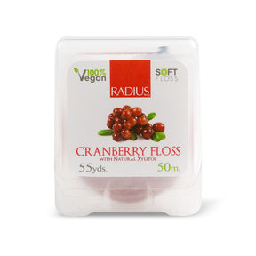 Vegan Cranberry Xylitol Floss 55yds