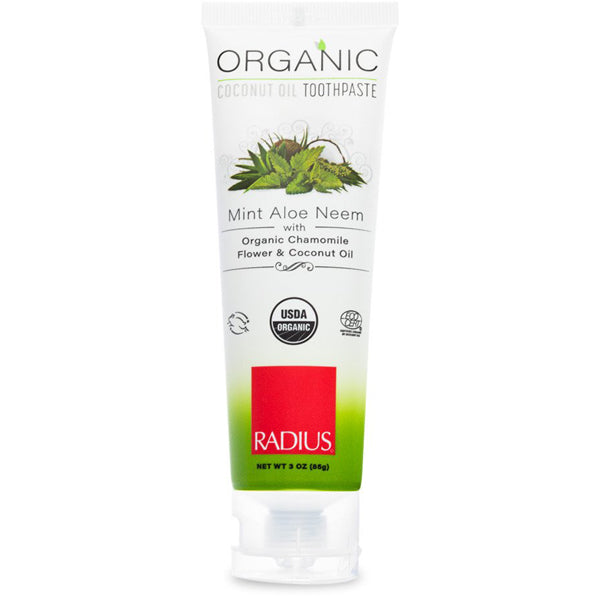 Mint Aloe Neem Organic Coconut Oil Toothpaste