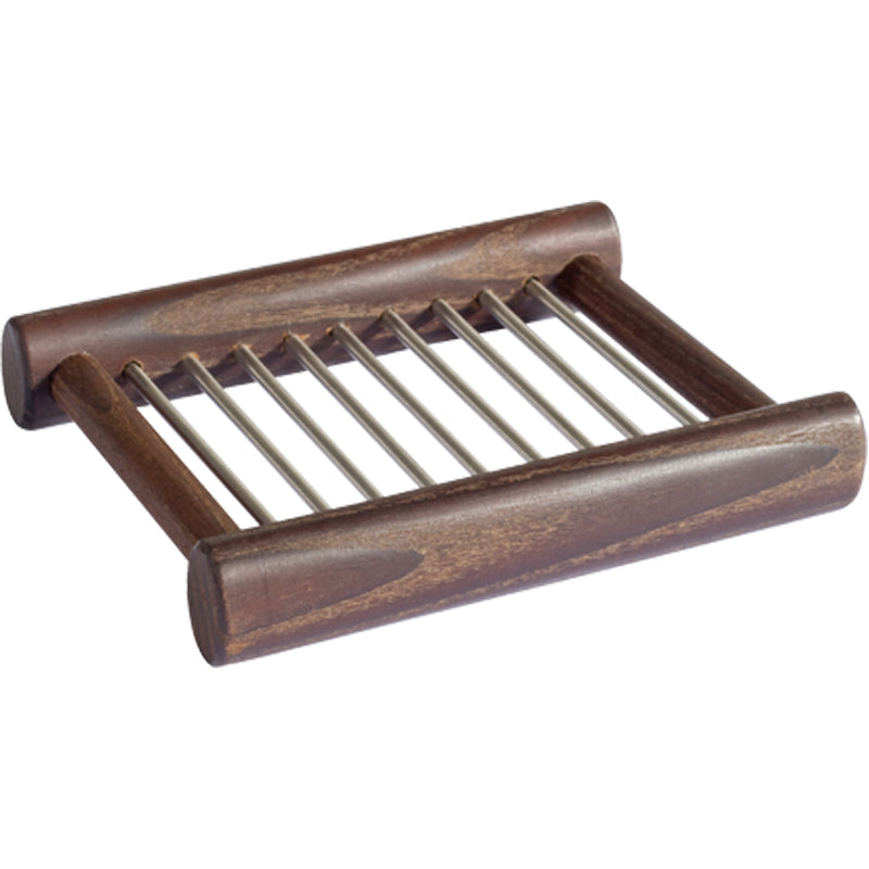 Slatted Thermowood Soap Dish