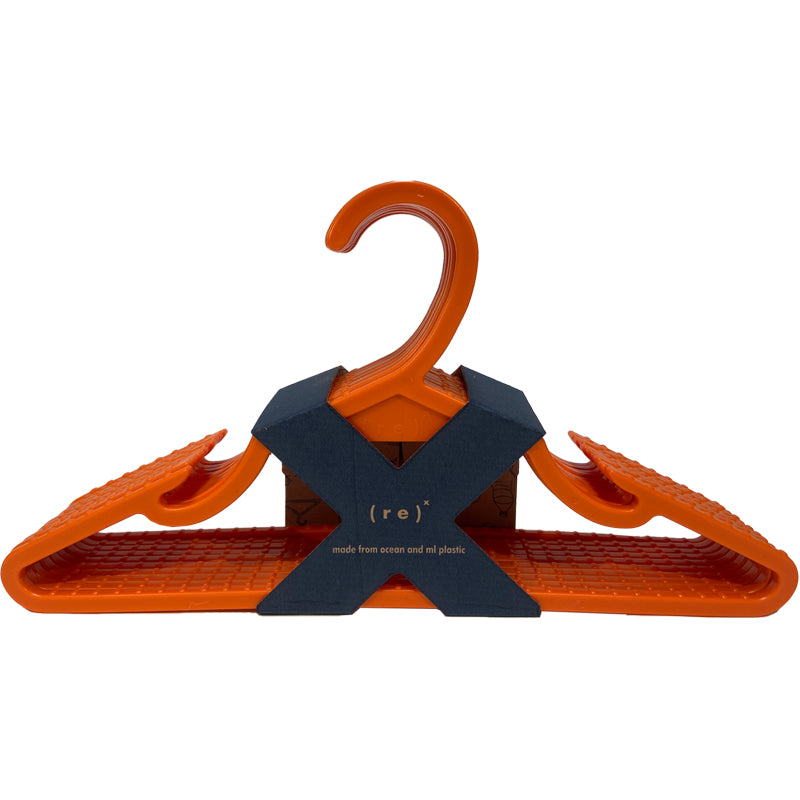 HKliving USA AHA5514 Set of 4 Orange Ginger Metal Clothing Hangers