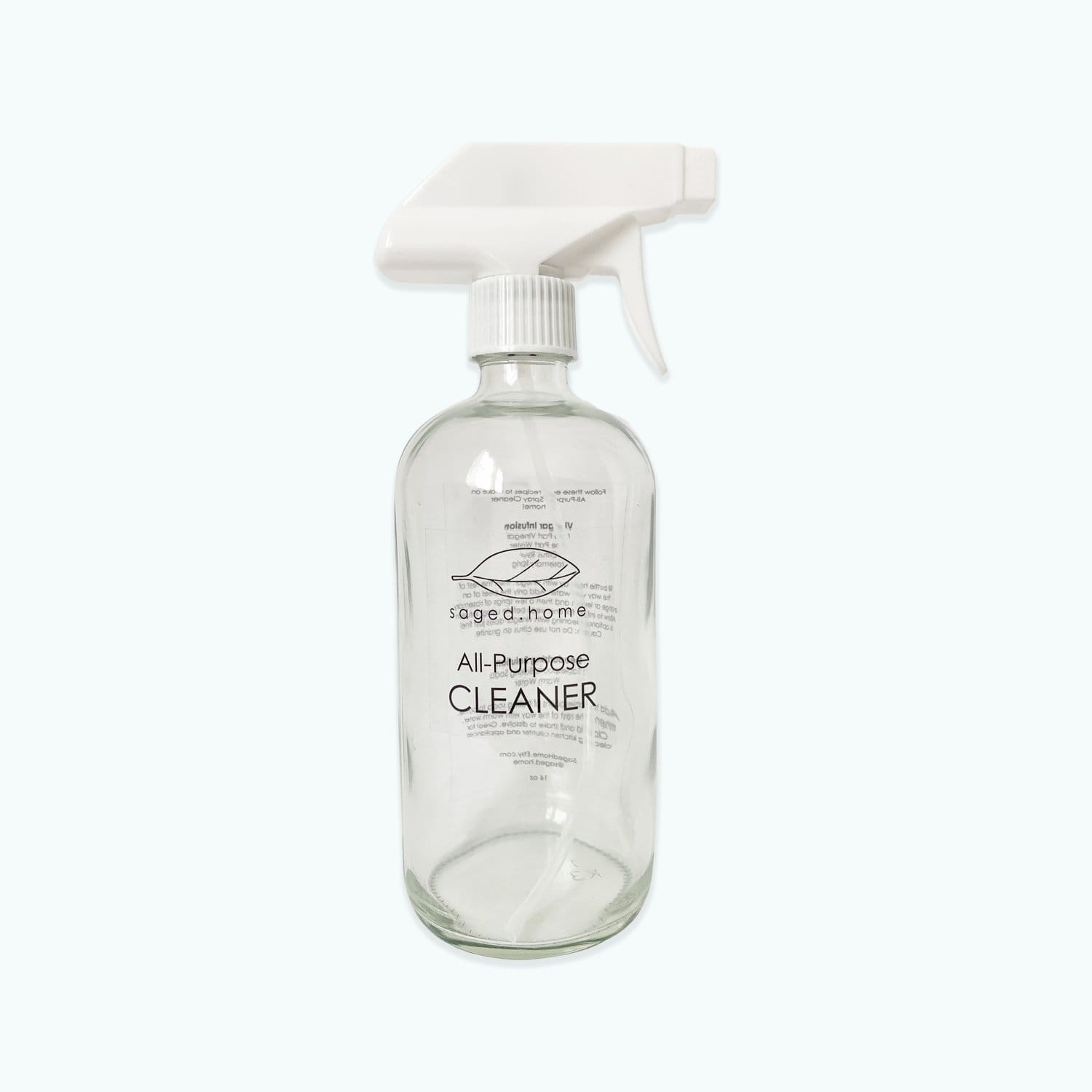 Saged Home Glass Spray Bottle