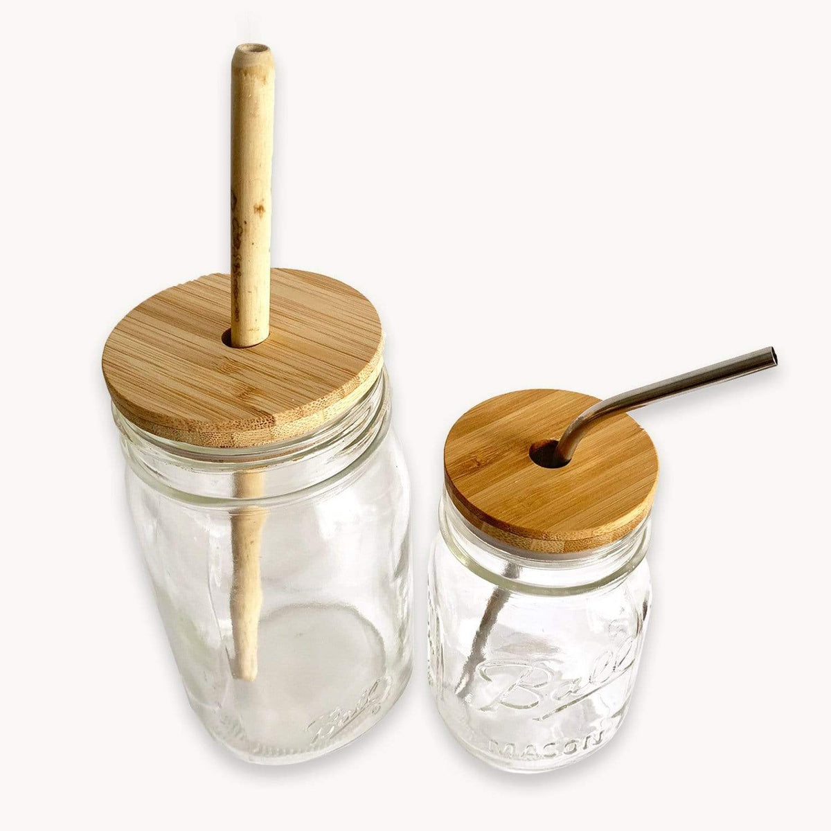 Bamboo Mason Jar Straw Lid – Protea Zero Waste