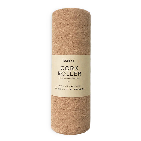 Short Natural Cork Massage Roller