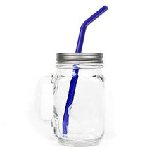 Mason Jar, Lid, and Reusable Straw Combo