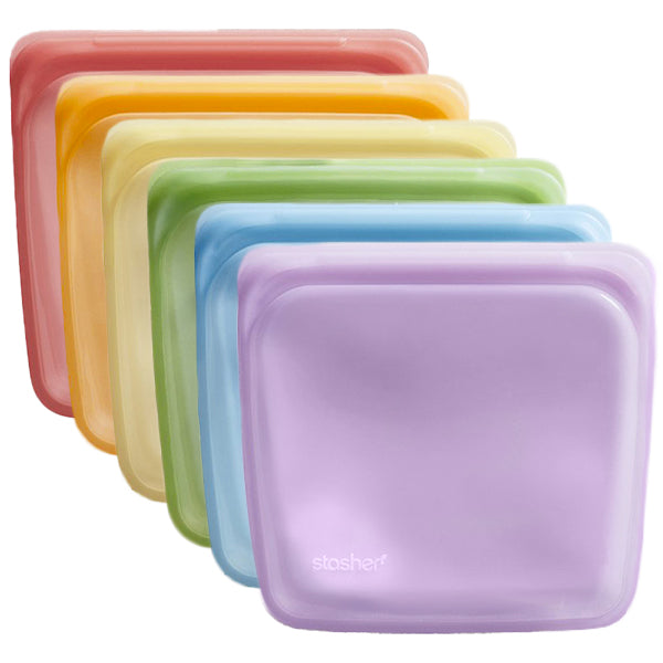 Rainbow Kit: Silicone Sandwich Stasher Bag