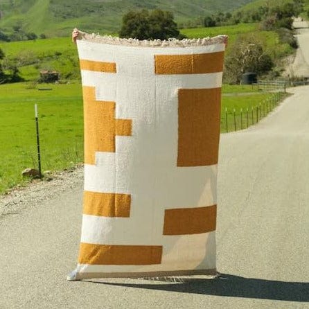 Sundream Coffee Out West Throw Gold / 83 x 52 inches Recycled Beach Throws