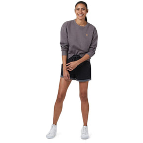 Women's Black Heather Bamone Sweatshort