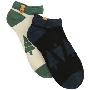 Elm White Tree Recycled Polyester Ankle Socks 2pk