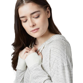 Women's Striped Piney Hoodie
