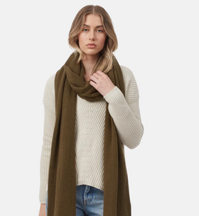 Cotton Ribbed Scarf