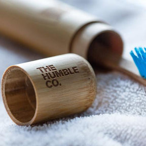 Bamboo Toothbrush and Travel Case