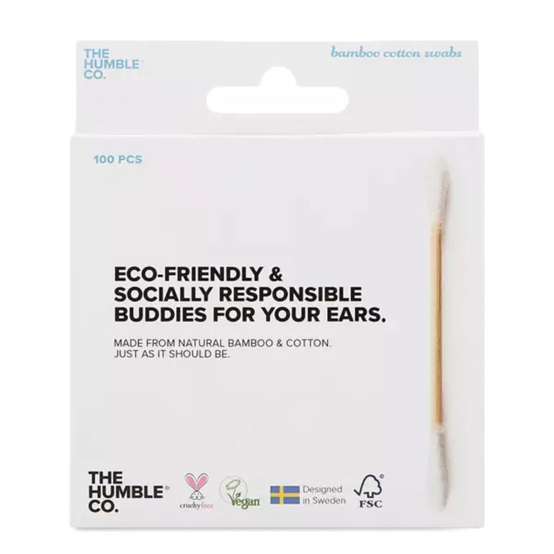 Biodegradable Cotton Swabs - 100pk