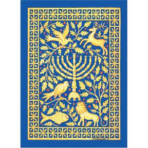 Classic Menorah Holiday Greeting Cards 10pk