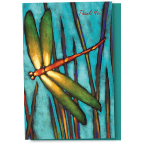 Dragonfly Thank You Cards 12pk