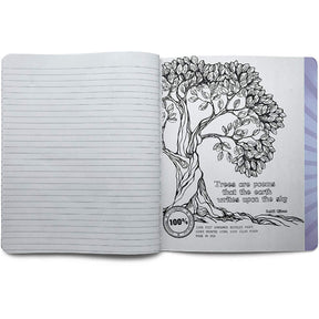 Colorful Llamas Recycled ECO Composition Notebook