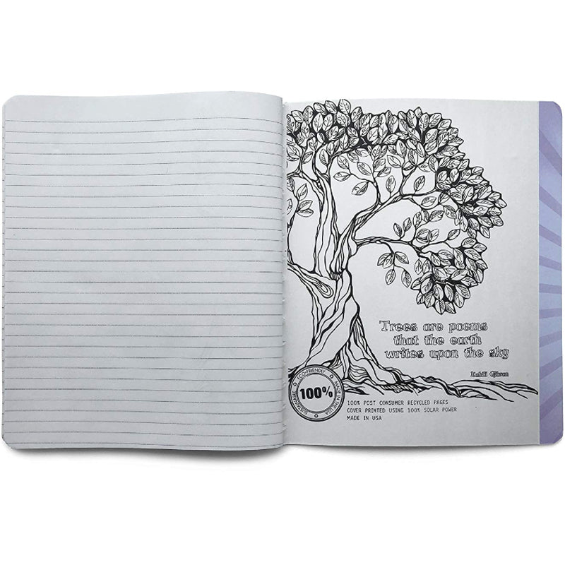 Woodlands Recycled ECO Composition Notebook