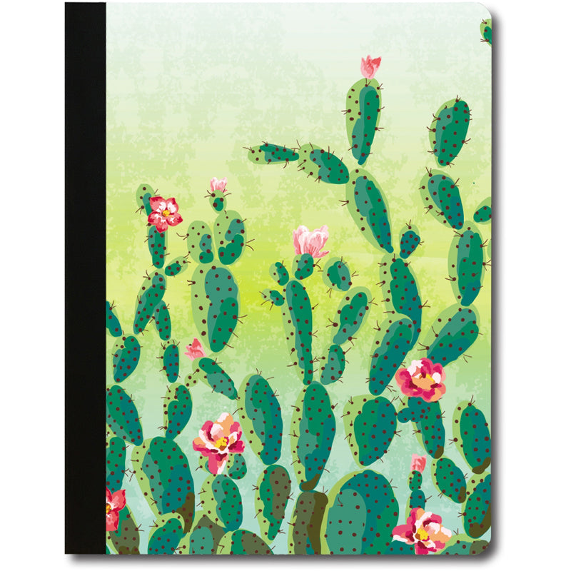 Cactus Flower Recycled ECO Composition Notebook