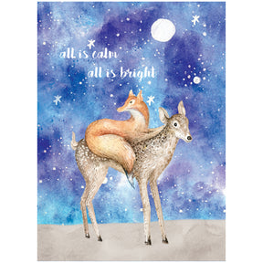 Calm and Bright Christmas Cards 10pk