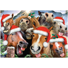 Horsing Around Holiday Christmas Cards 10pk