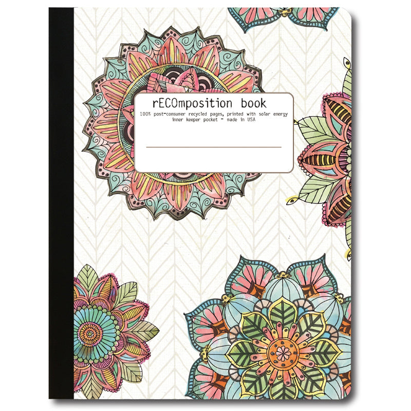Mandala Morning Recycled ECO Composition Notebook