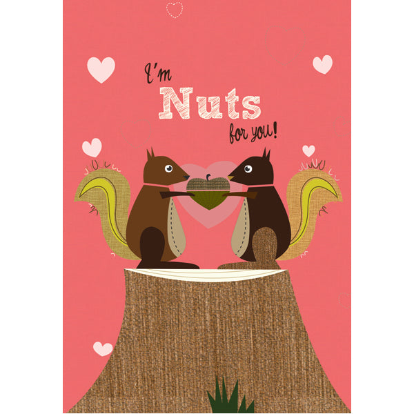 "Nuts for You" Valentine's Day Cards 4pk