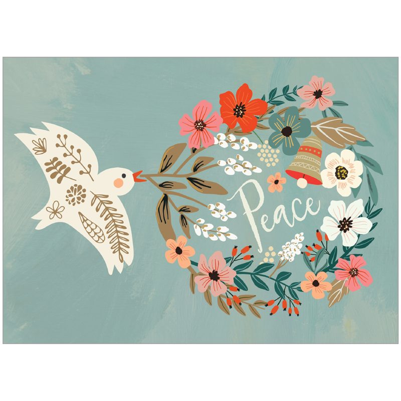 Peace Dove Holiday Greeting Cards 10pk