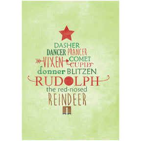 Reindeer Christmas Cards 10pk