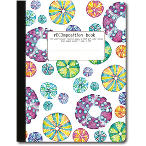 Sea Urchin Recycled ECO Composition Notebook