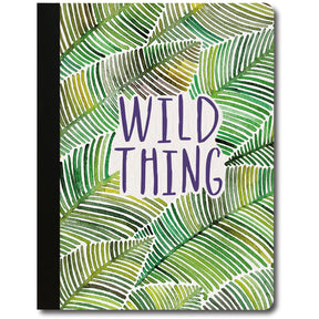 Wild Thing Leaves Recycled ECO Composition Notebook