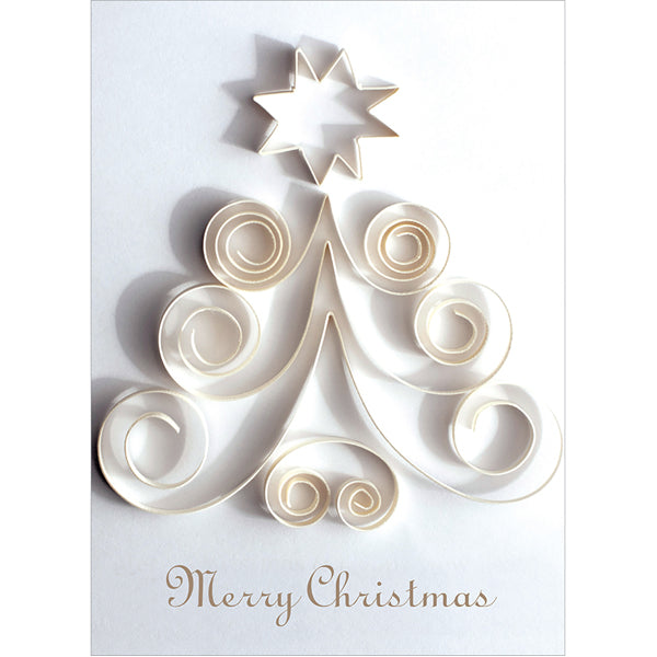 White Christmas Holiday Greeting Cards 10pk