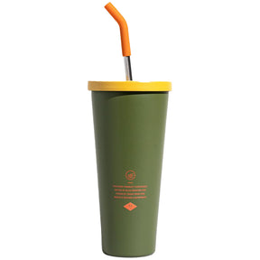 Insulated Steel Straw Tumbler 24oz