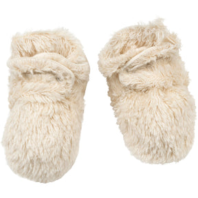 Shaggy Sherpa Snap Baby Booties