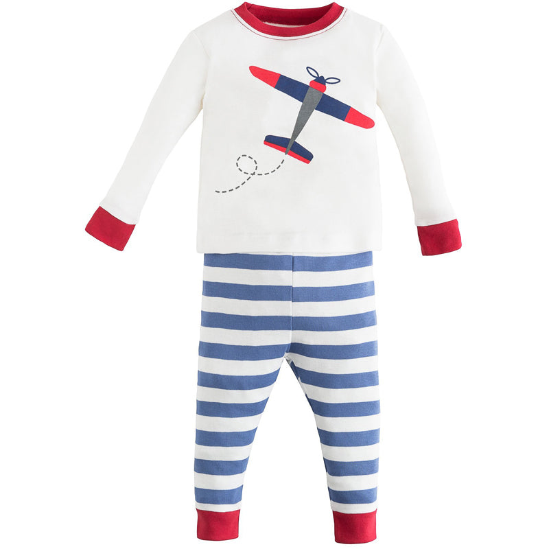 Twilight Planes Print Baby and Kids Long Johns