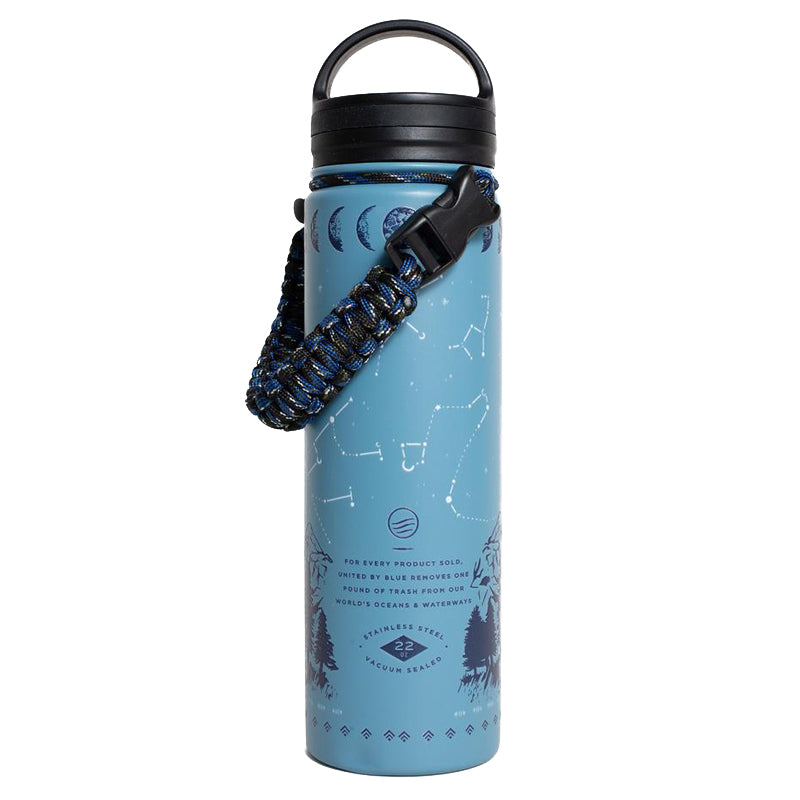 United By Blue Trippy Trees 32 oz. Insulated Steel Water Bottle