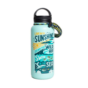 Swim in the Sea Stainless Steel Bottle 32oz